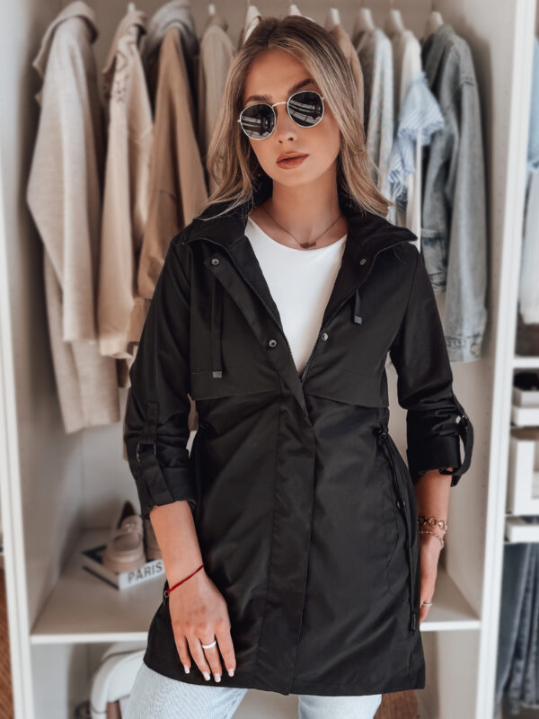 Női átmeneti parka dzseki STYLINA fekete Dstreet