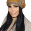 Női baret sapka Kamea Kamea_Beret_K.22.011.25_Honey