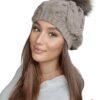 Női barett sapka Kamea Kamea_Beret_K.14.002.11_Light_Brown