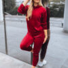 Női bársonyos szett SO COMFY Szín Bordó DSTREET