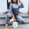 Női bársonyos szett SO COMFY Szín Grafit DSTREET