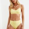 Női bikini alsó Trendyol High Waist