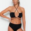 Női bikini alsó Trendyol High Waist