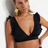 Női bikini felső Trendyol Patterned