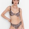 Női bikini felső Trendyol Patterned