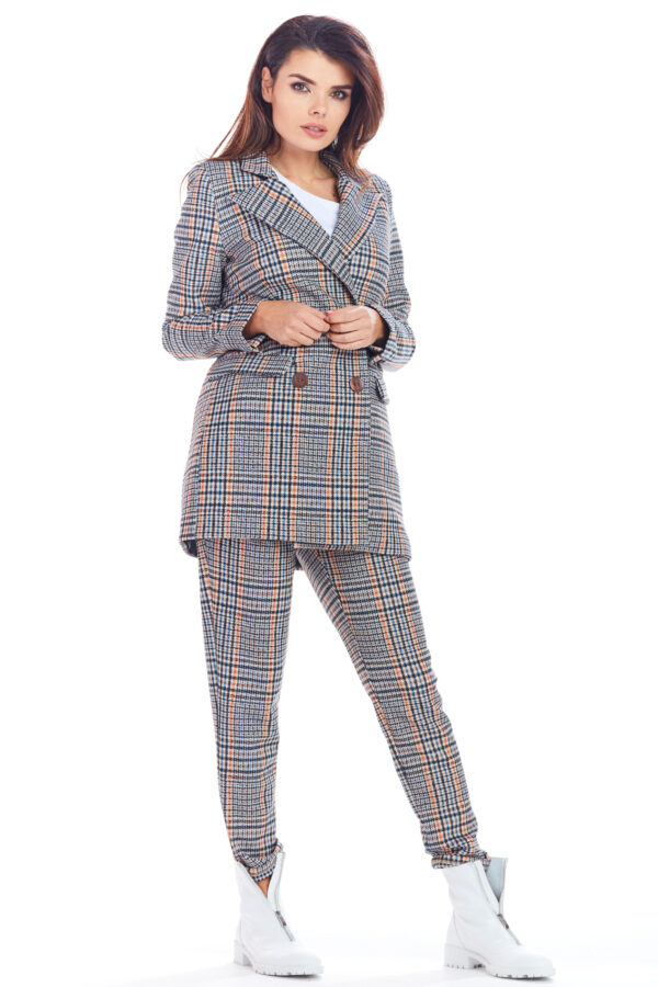 Női blézer Awama Checkered