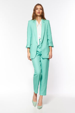 Női blézer Nife Turquoise