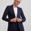 Női blézer Pieces Navy Blue