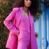 Női blézer Trendyol Pink
