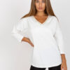 Női blúz Fashionhunters Ecru