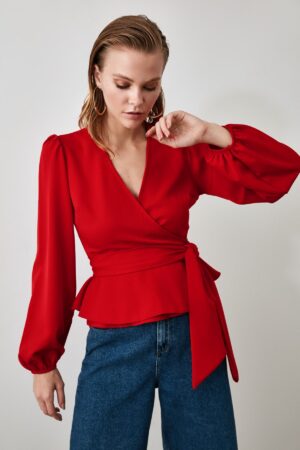 Női blúz Trendyol Belted