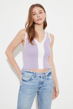 Női blúz Trendyol V-neck