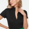 Női body Trendyol TWOAW21BD0009/BLACK