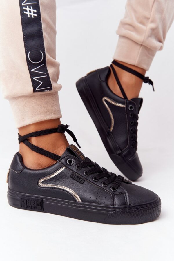 Női cipő BIG STAR SHOES Black-Silver