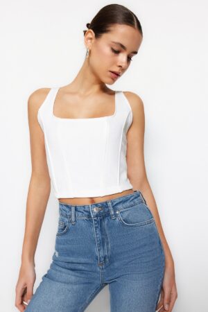 Női crop top Trendyol Knitted