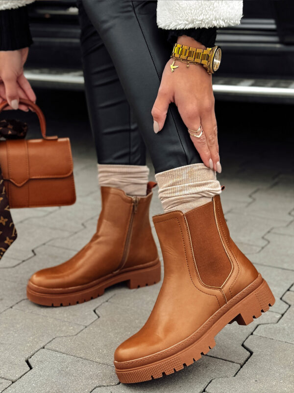 Női csizma MONDERICO camel Dstreet