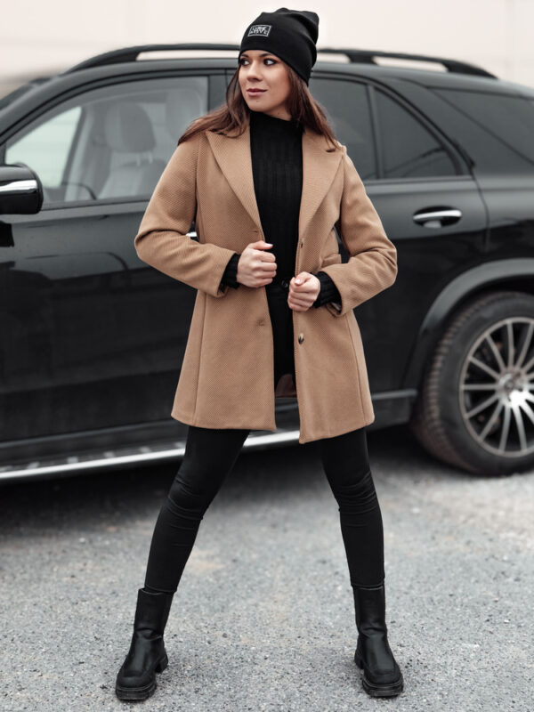 Női egyberészes kabát BELVEONE camel Dstreet