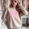 Női egyméretű oversize pulóver SOFTTIE cappuccion Dstreet