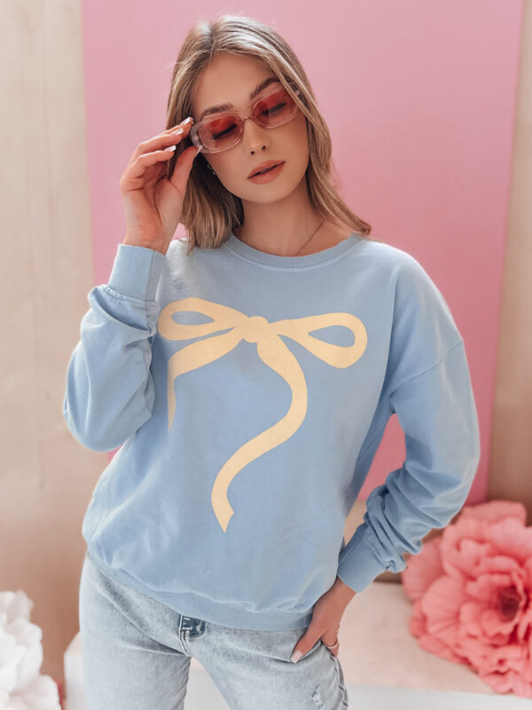 Női egyméretű oversize pulóver SOFTTIE kék Dstreet