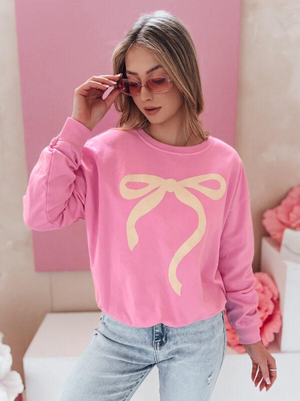 Női egyméretű oversize pulóver SOFTTIE rózsaszín Dstreet