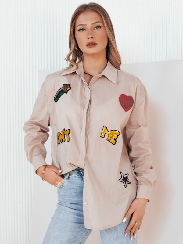 Női elegáns ing CAMBIL Szín Barna DSTREET
