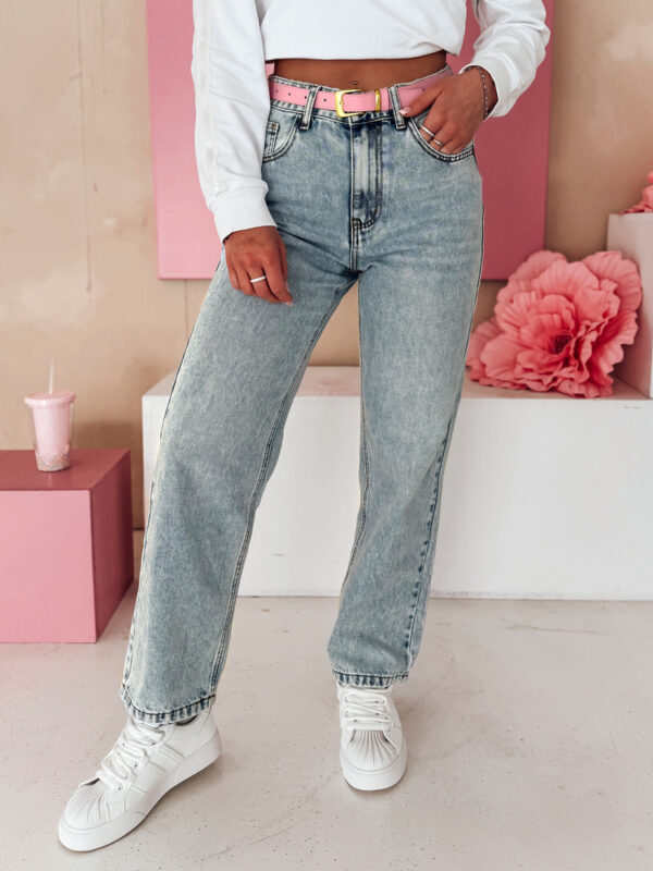 Női farmer mom fit nadrág MERTINE kék Dstreet