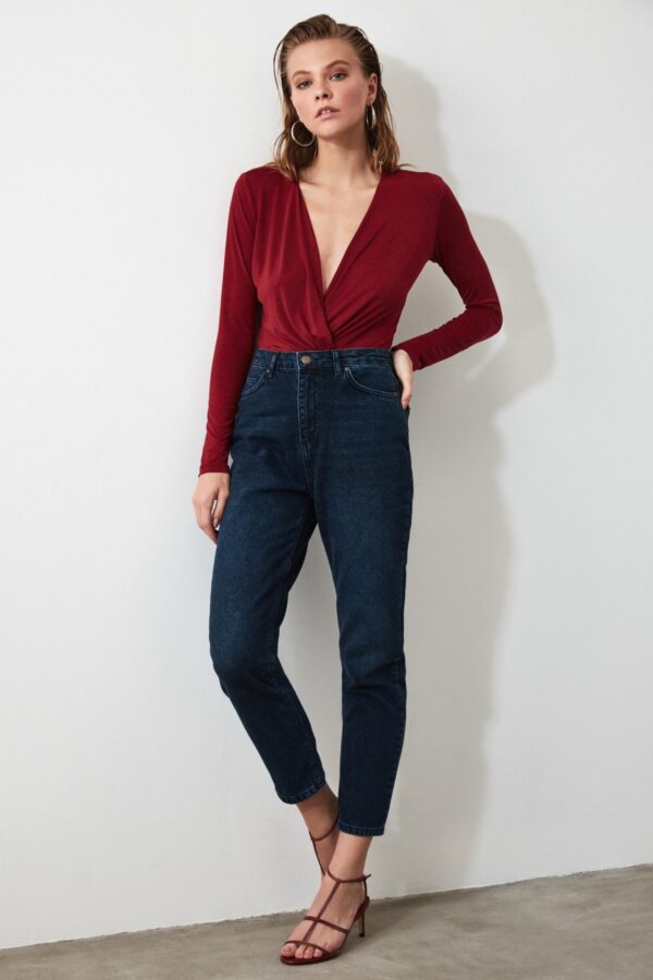 Női farmer nadrág Trendyol High Waist