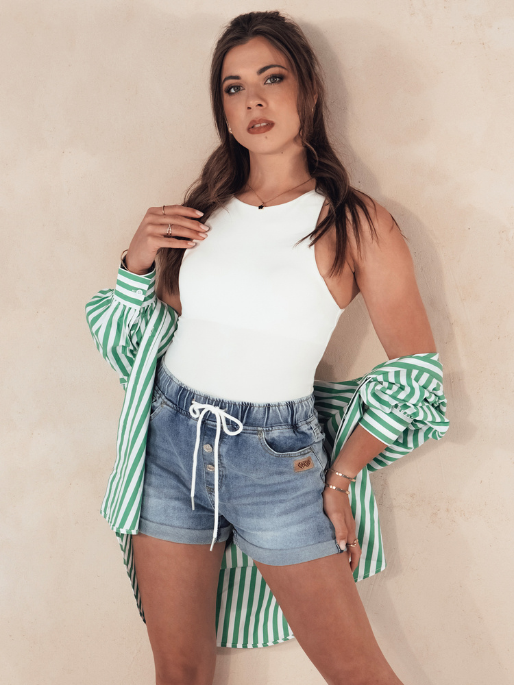 Női farmer rövidnadrág SIENA JEANS kék Dstreet