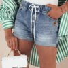 Női farmer rövidnadrág SIENA JEANS kék Dstreet