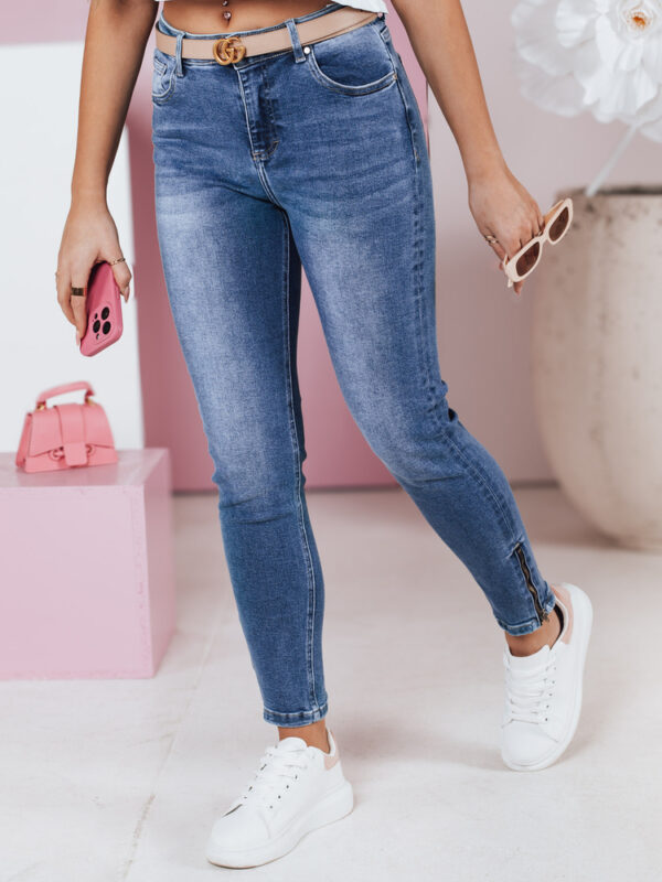 Női farmer skinny nadrág WERNI navy blue Dstreet