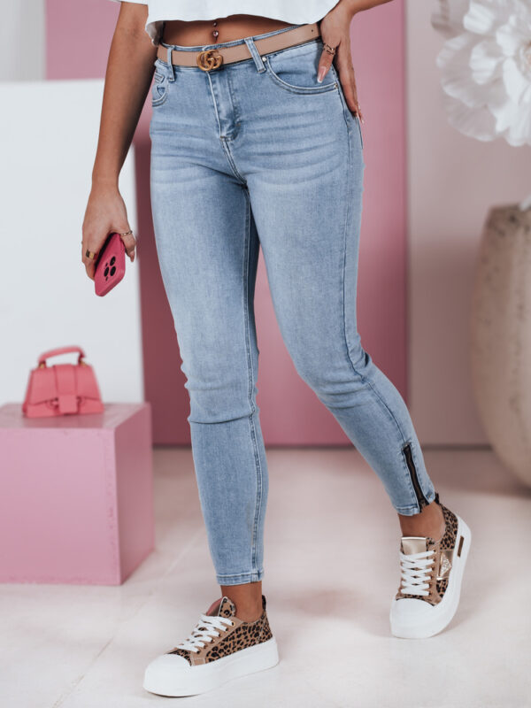 Női farmer skinny nadrág közepes ZIPSTYLE Dstreet