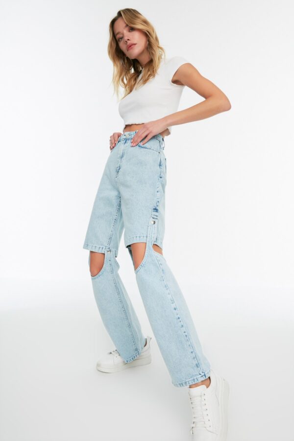 Női farmernadrág Trendyol High Waist