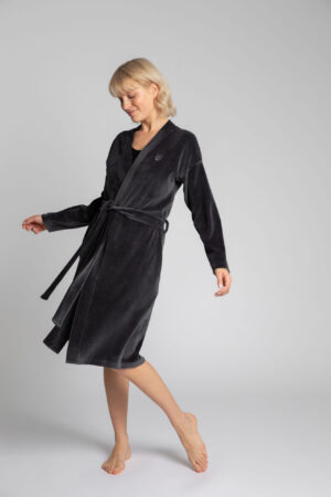Női fürdőköpeny LaLupa LaLupa_Bathrobe_LA009_Crepe_Pink