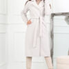 Női fürdőköpeny Merce Merce_Coat_Manuela_Light_Grey