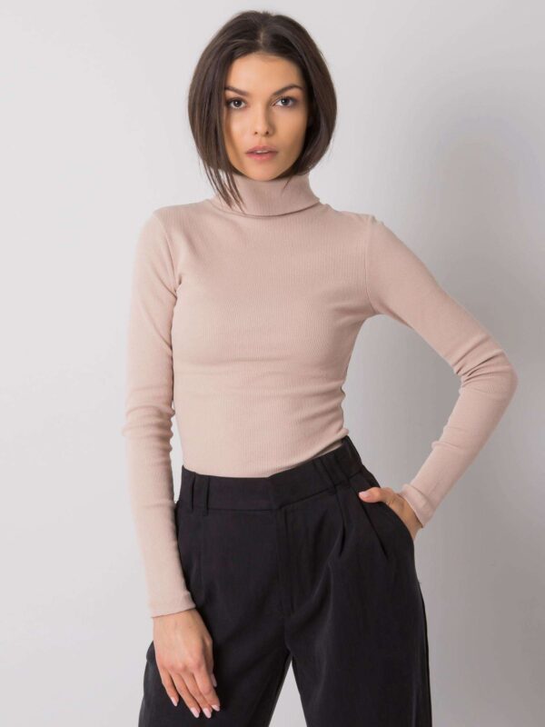 Női garbó Fashionhunters Beige
