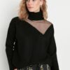 Női garbó Trendyol Tulle detailed