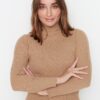 Női garbó Trendyol Upright Collar