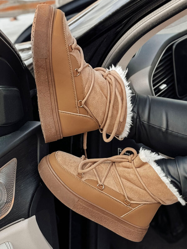 Női hó csizma LUXSNUG szigetelt camel Dstreet