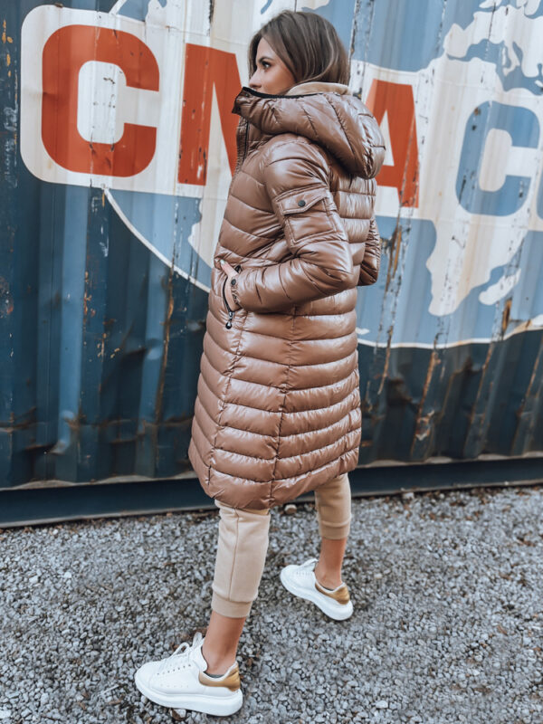 Női hosszú kabát LESSI Szín Camel DSTREET