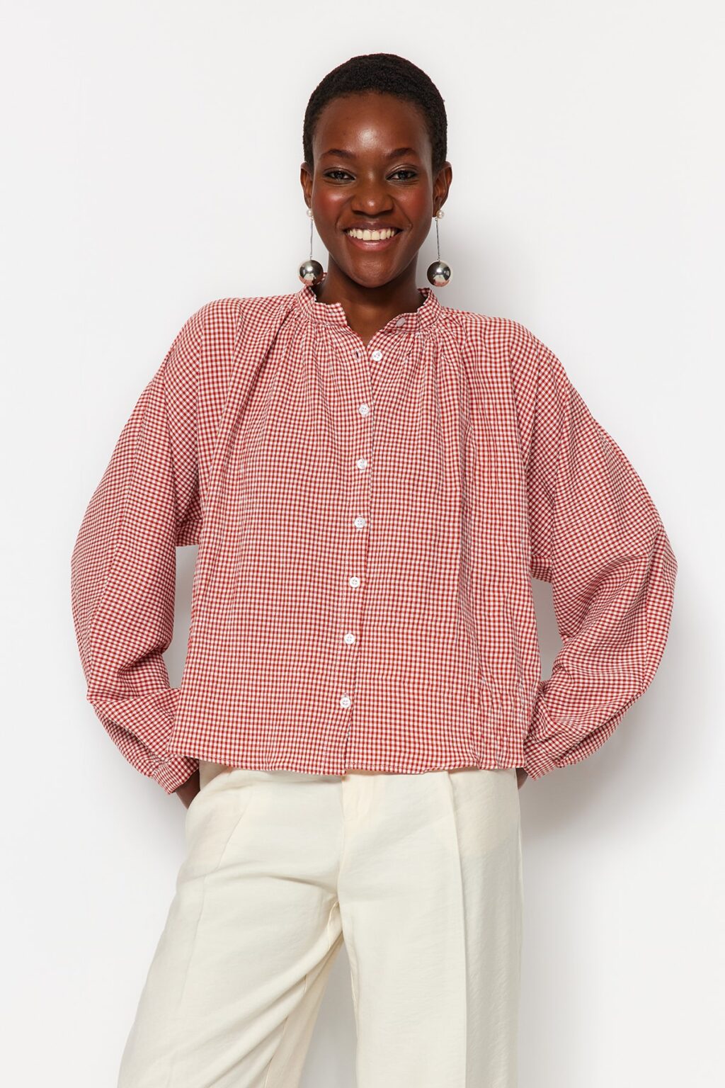 Női ing Trendyol Plaid