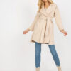 Női kabát Fashionhunters Beige