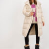 Női kabát Fashionhunters Beige