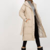 Női kabát Fashionhunters Beige