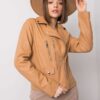 Női kabát Fashionhunters Camel
