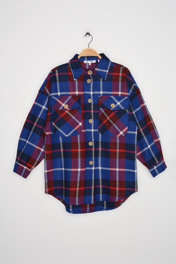 Női kabát Koton Plaid