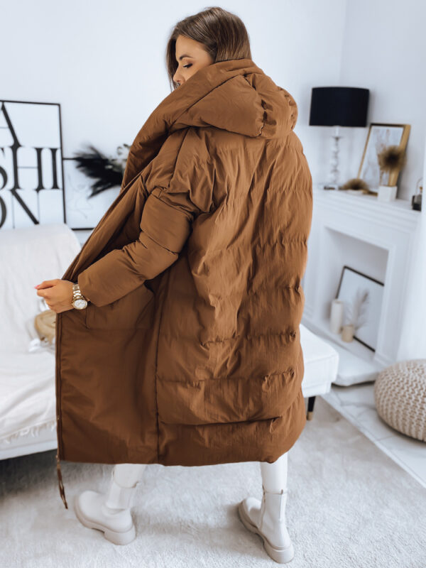 Női kabát MELVIN camel színben Dstreet