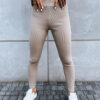 Női leggings OLIVE BRANCH Szín Bézs DSTREET