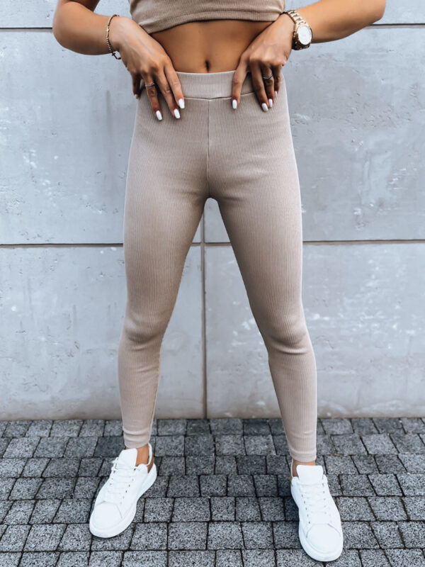 Női leggings OLIVE BRANCH Szín Bézs DSTREET