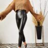 Női leggings Olalook Faux Leather