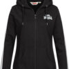 Női melegítő felső Lonsdale 117324-Black/White
